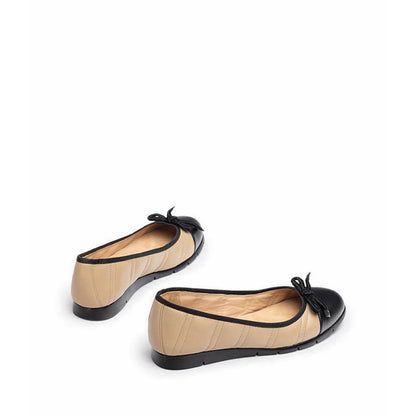 Alger Women's Ballerina- Natural/Black