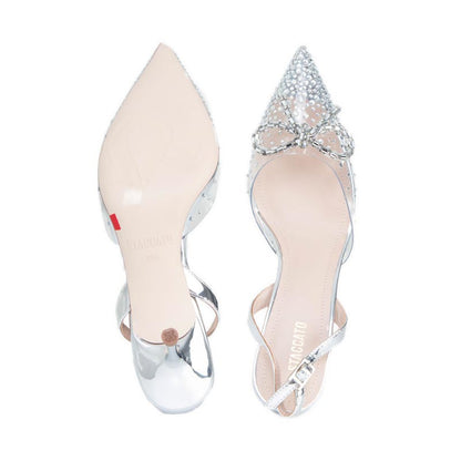 Ed305-Slr Heels - Silver